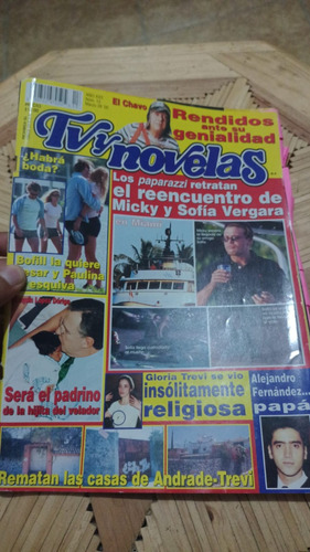 Gloria Trevi, Juan Gabriel, Luis Miguel Revista Tvynovelas