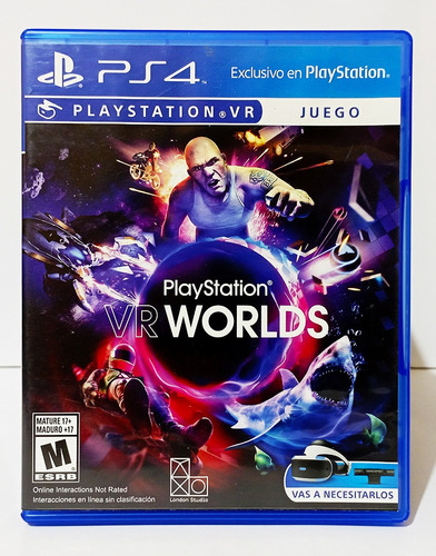 Playstation Vr Worlds Juego Ps4 Vr Físico