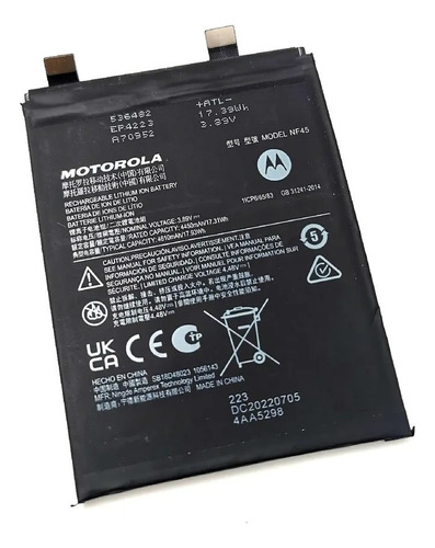 Batería Original Motorola Edge 30 Ultra Nf45 4610mah 4,48v (Reacondicionado)