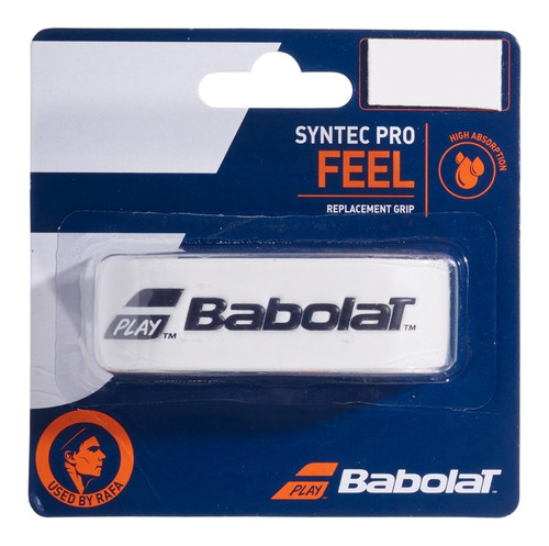 Cushion Grip Babolat Syntec Pro Feel- Branco- Nadal