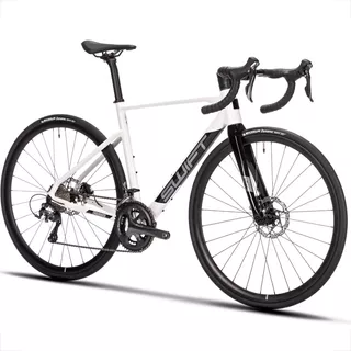 Bicicleta Speed 700 Swift Enduravox Comp 2024 Shimano 20v Cor Branco-preto Tamanho Do Quadro 48[165cm-170cm