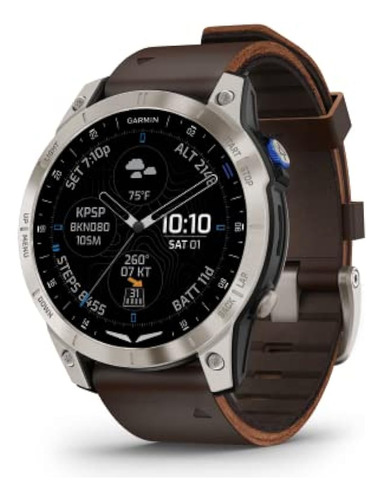 ~? Garmin D2 Mach 1, Reloj Inteligente De Aviador Con Pantal