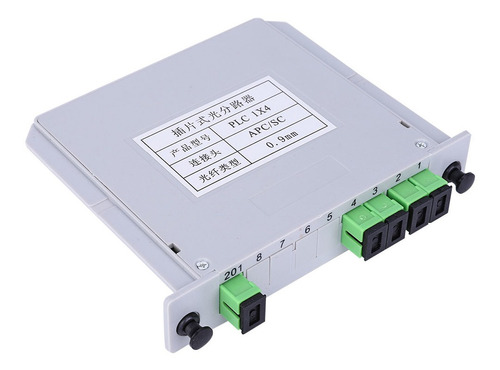 Splitter Óptico De Hoja De 1x4 Sc-apc Óptico De Modo Único