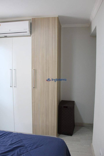 Apartamento Com 3 Dormitórios À Venda, 64 M² Por R$ 240.000 - Vitória Régia - Londrina/pr - Ap0927