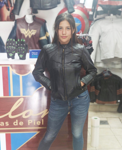 Imagen 7 de 10 de Chamarra De Piel Mujer