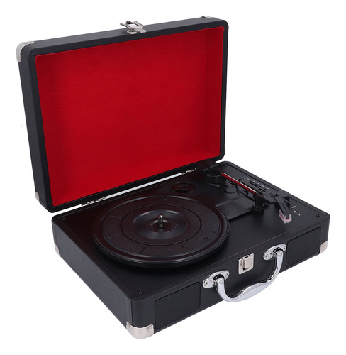 Tocadiscos Retro Con Tocadiscos Vintage Bt Usb 33 45 78 Rpm