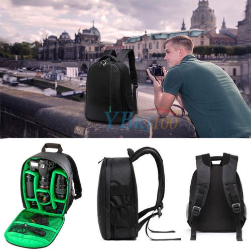 Usps Dslr Cámara Impermeable Bolsa Mochila Para Canon Nikon