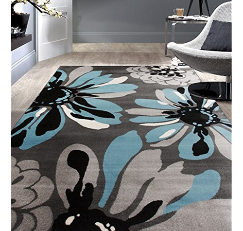 Alfombra Rugshop Modern Color Blue - De 220.98cm X 160.02cm