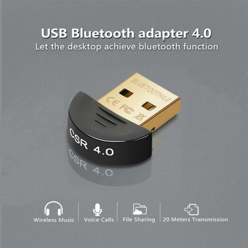 Imagem 4 de 7 de Adaptador Bluetooth Conector Pc Dongle Usb Fone De Ouvido