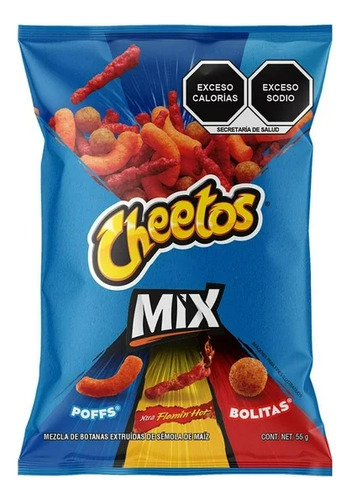 Botanas Sabritas Cheetos Mix 55 G