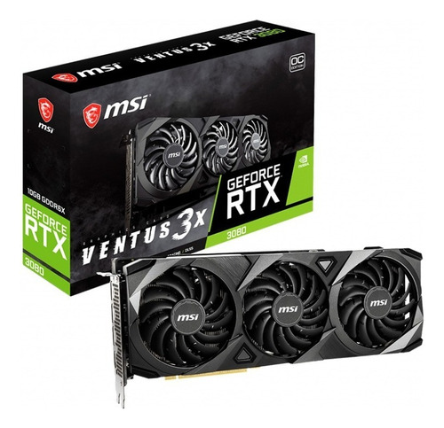 Placa De Video Msi Rtx 3080 Ventus 3x 10gb