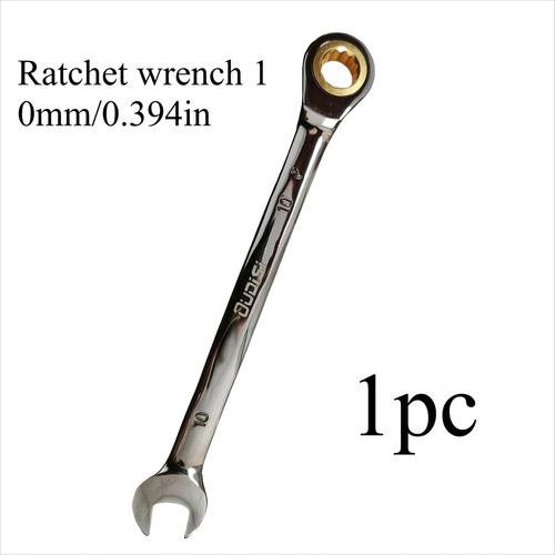 Chave Ajustável 10mm Dupla De Carbono Aço Com Manivela