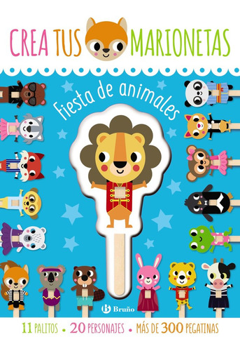 Crea Tus Marionetas Fiesta De Animales (libro Original)