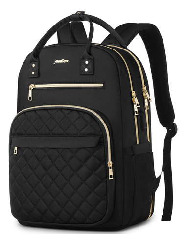 Yamtion Mochila Negra Para Mujeres Y Adolescentes, Mochila E