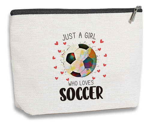 Bolsa De Cosméticos De Fútbol Niñas, Regalos Entrena...