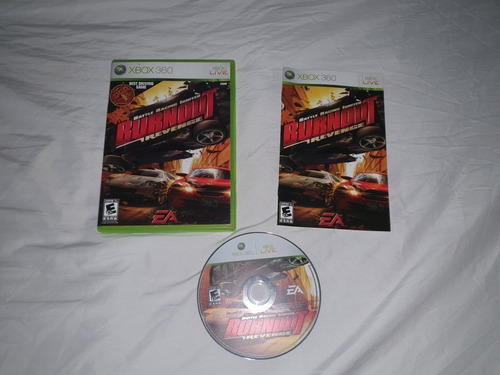 Burnout Revenge Xbox 360 Original Americano Mídia Física 