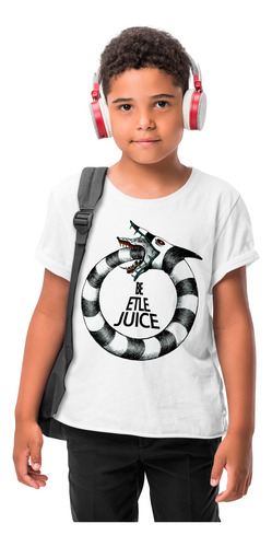 Playera De Manga Corta Con Estampado Beetlejuice Retro