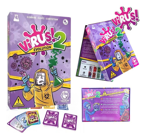 Virus! 2 Juego Juego De Cartas Tranjis Games