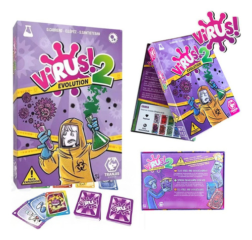 Virus 2! Juego De Cartas Familiar De Desarrollo Intelectual