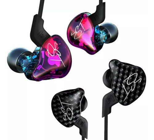 Imagen 1 de 6 de Auriculares In Ear Kz Zst Pro Monitoreo Dual Driver Originales Cable Reforzado Ideal Voz Guitarra Bajo Bateria Vientos