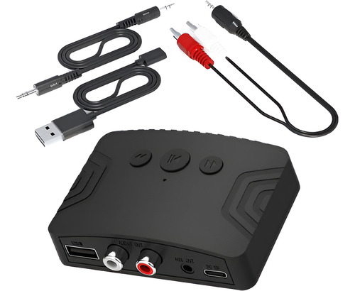 Receptor Bluetooth De Audio R20 5.3 Usb Y Rca