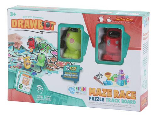 Drawbot City Maze Race Set Mi Primer Robot Inteligente 70pcs