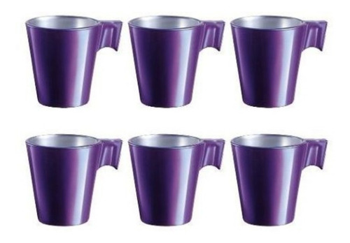 6 Jarritos Luminarc Flashy Expreso Cafe Tazas Nespresso