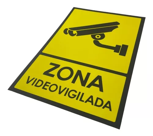 Señal Zona videovigilada
