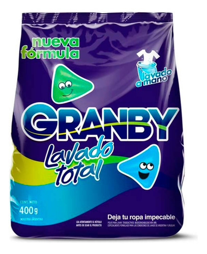 Pack X 48 Unid. Jabon En Polvo Regular 400 Gr Granb Pro