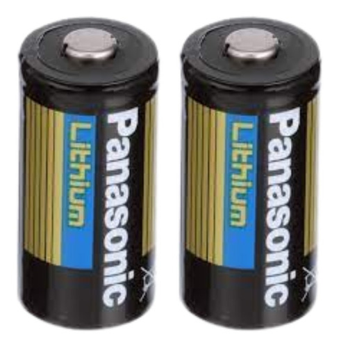 2 Pilas Bateria Panasonic Cr123a3v Bateria De Litio De Focos