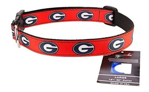 Collar Para Perros Georgia Bulldogs - Grande.