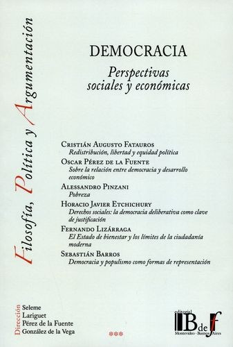 Libro Democracia. Perspectivas Sociales Y Económicas