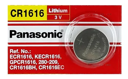 Blister de 5 Pilas Baterías de Litio Tipo Botón CR-1616