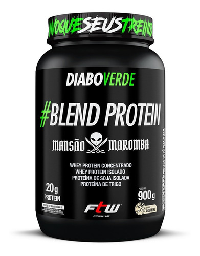 Blend Protein Diabo Verde Mansão Maromba 900g Ftw