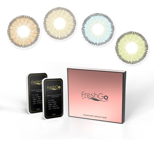 Imagen 3 de 9 de Par Lentes De Contacto Freshgo Línea Premium