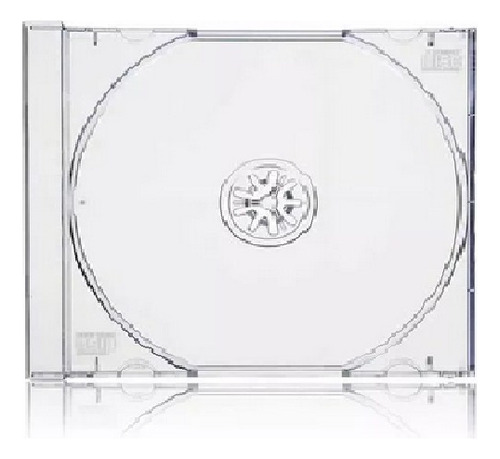 Estuches Jewel Para Cd/dvd  Transparentes 10 Unid