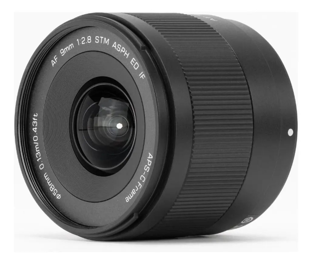 Lente Viltrox 9mm f2.8 APS-C autofoco para câmera Sony E-mount