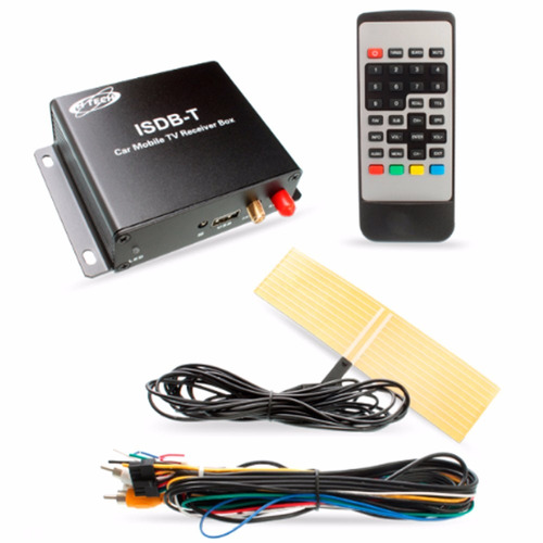 Receptor Antena Tv Digital Para Dvd Automotivo Kit P/ Carro