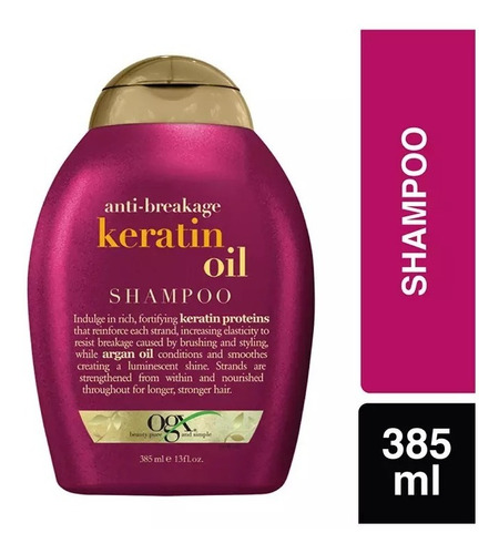Ogx Shampoo Keratina 385ml