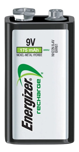 Pila Energizer Recargable 9v
