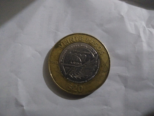 Moneda De 20 Pesos Mexicanos ,100 Años