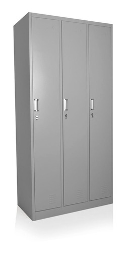 Guardarropa Locker Casillero Metálico 3 Puertas