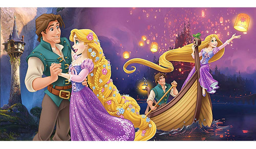 Princesa Rapunzel Principe Enredado Camaleon Pascal Diamante