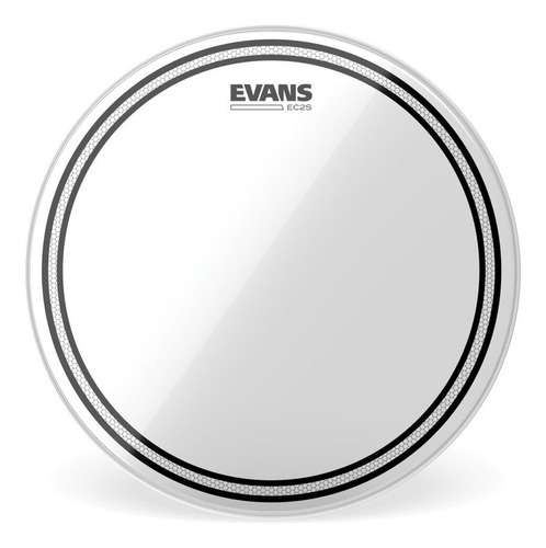 Parche De Tom 12 Pulgadas Evans Ec2s Clear Drumhead Tt12ec2s