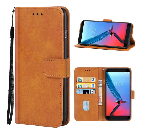 Funda De Teléfono De Cuero Para Zte Blade V9 Vita