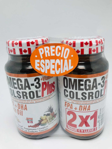 Omega 3 Vitamina E X 200 Cps  Colsr - Unidad a $440