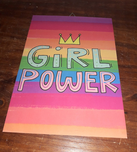 Cuadros De Chapa - Girl Power - Feminismo