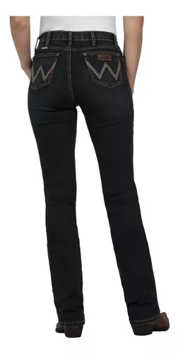 Pantalon Jeans Vaquero Cintura Alta Wrangler Mujer W01