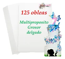 Comprar Obleas Almidón De Papa 125 Pzas Multipropósito Para Imprimir