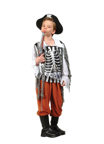 Disfraz Para Niño Pirata Cadavérico Talla L Halloween